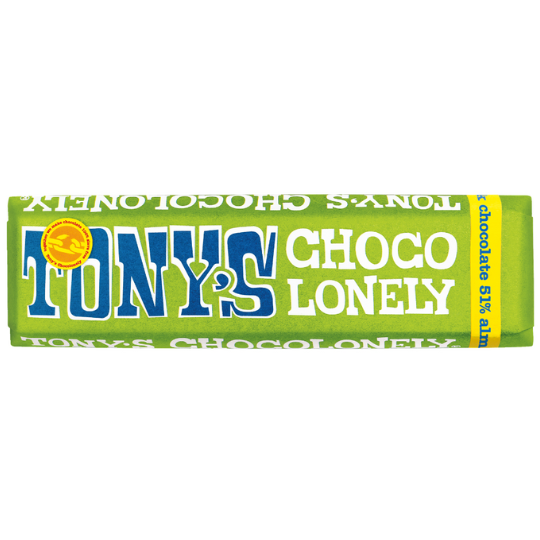 Tony's Chocolonely Dark Choc Almond and Sea Salt 47g