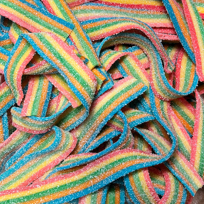 Rainbow Sour Straps