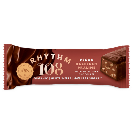 Rhythm 108 Bar - Hazelnut Praline 33g