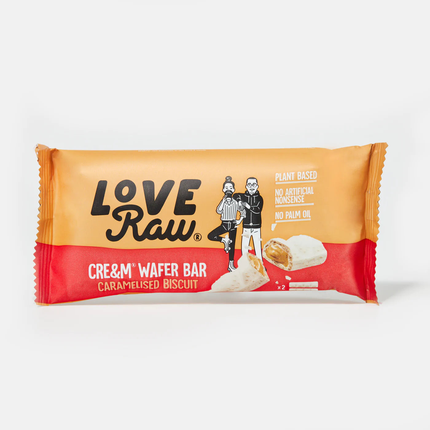 Love Raw Caramelised Biscuit Wafer Bar